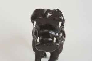 Vintage Leather Hippopotamus