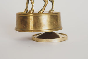 Brass Stag Music Box