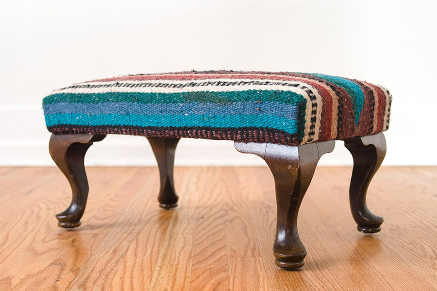 Kilim Rug Ottoman
