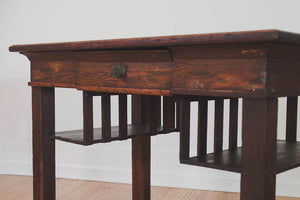 Arts & Crafts Library Desk