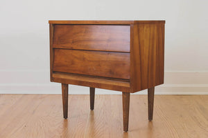 MCM Walnut Nightstand