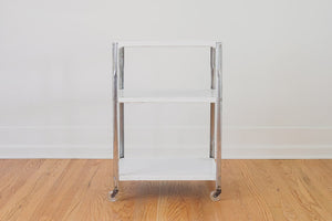 Vintage Metal Bar Cart