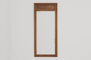 MCM Walnut Mirror