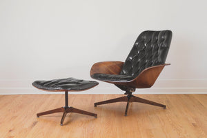 Plycraft Mr Chair & Ottoman