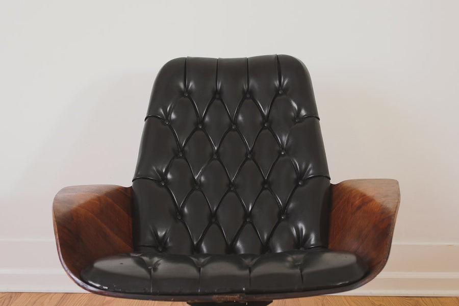 Plycraft Mr Chair & Ottoman