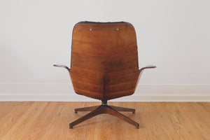 Plycraft Mr Chair & Ottoman