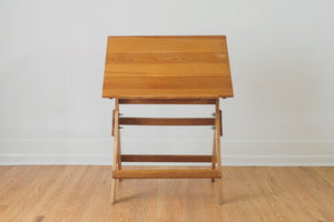 Vintage Oak Drafting Table