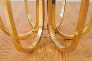 Brass Ring Side Tables