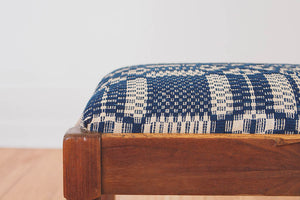 Vintage Woven Ottoman