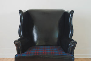 Vintage Black Wingback