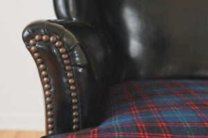 Vintage Black Wingback