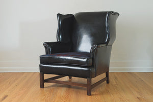 Vintage Black Wingback