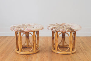 Pair of Bamboo Stools