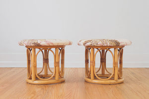 Pair of Bamboo Stools