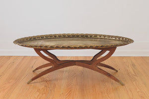 Brass Tray Coffee Table