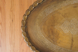 Brass Tray Coffee Table