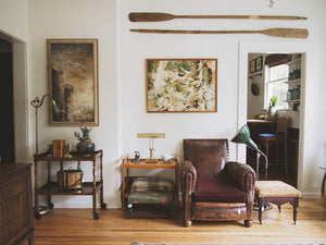Gold Deco Floor Lamp