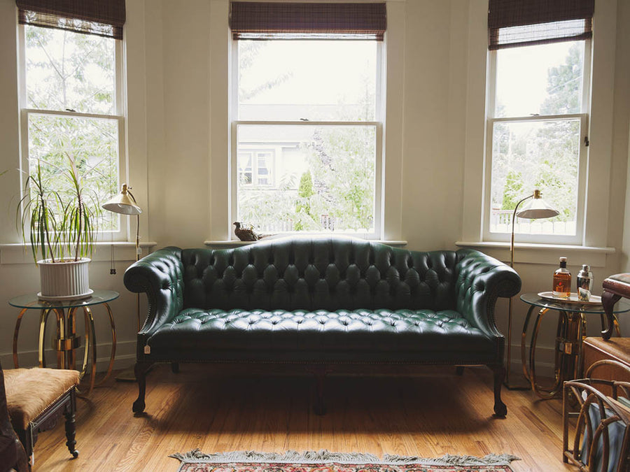 Brass Ring Side Tables