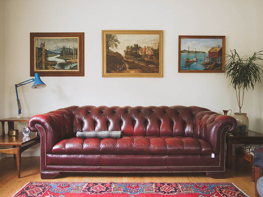English Leather Chesterfield
