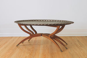 Brass Tray Coffee Table