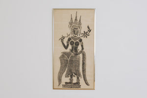 Vintage Thai Temple Rubbing
