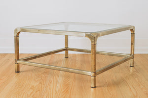 Brass & Glass Coffee Table