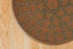 Carved Brass Ottoman