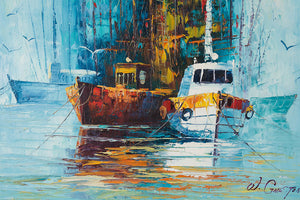 MCM Boat Painting