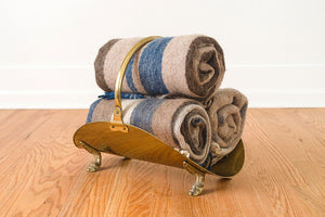 Brass Blanket Holder