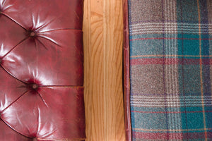 Leather & Pendleton Club Chair
