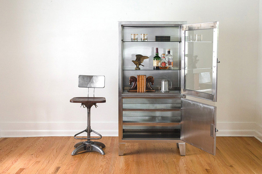 1940s Blickman Industrial Cabinet