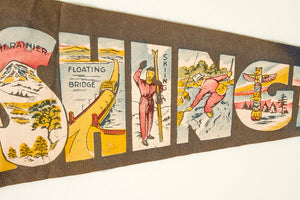 WA Souvenir Felt Pennant