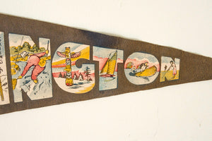 WA Souvenir Felt Pennant