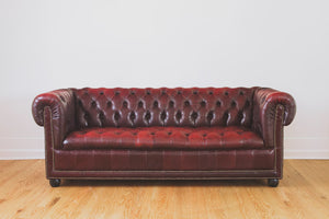 Vintage Leather Chesterfield