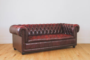 Vintage Leather Chesterfield