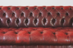 Vintage Leather Chesterfield
