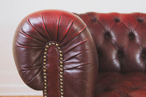 Vintage Leather Chesterfield