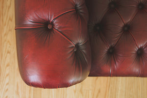 Vintage Leather Chesterfield