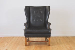 Vintage Black Wingback
