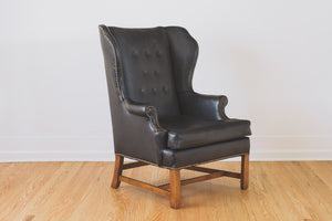 Vintage Black Wingback
