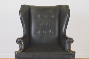 Vintage Black Wingback