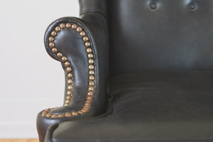 Vintage Black Wingback