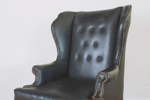 Vintage Black Wingback