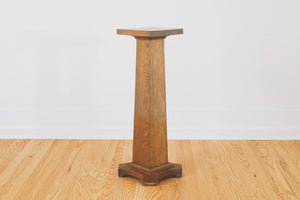 Vintage Oak Plant Stand