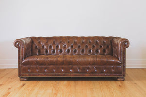 Vintage Leather Chesterfield