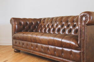 Vintage Leather Chesterfield