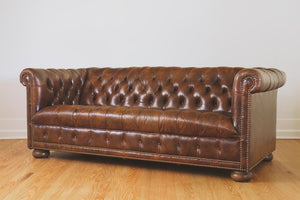 Vintage Leather Chesterfield
