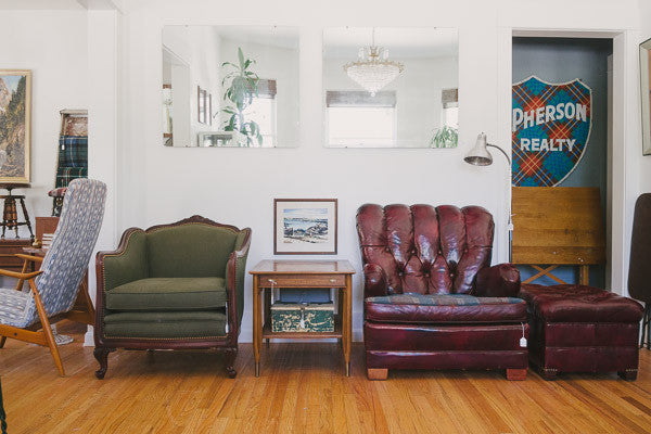 1920s Military Club Chair