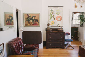 Leather & Pendleton Club Chair