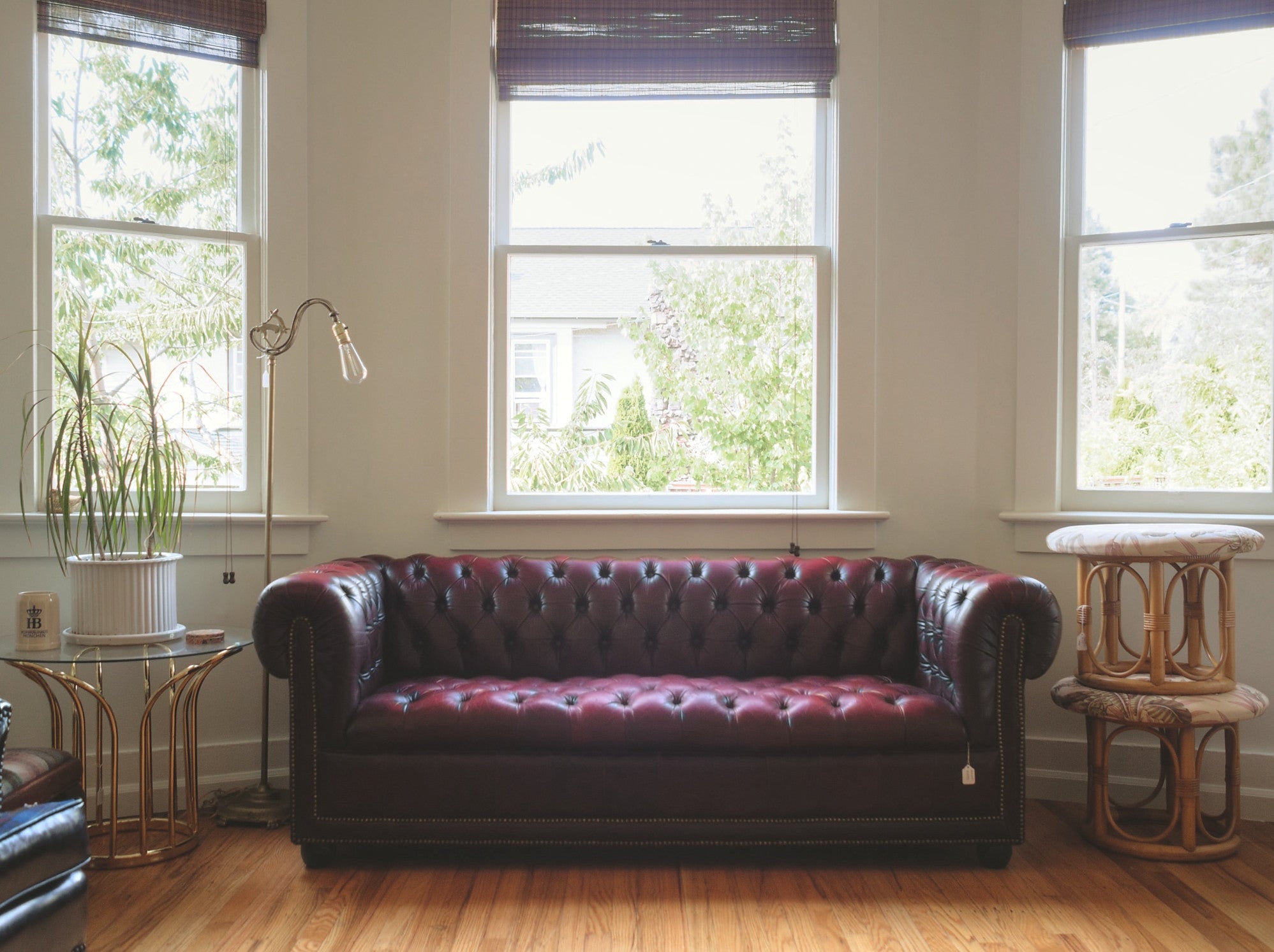 Vintage Leather Chesterfield